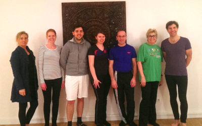 Nachbarschaftspflege im Shine! Yoga Studio